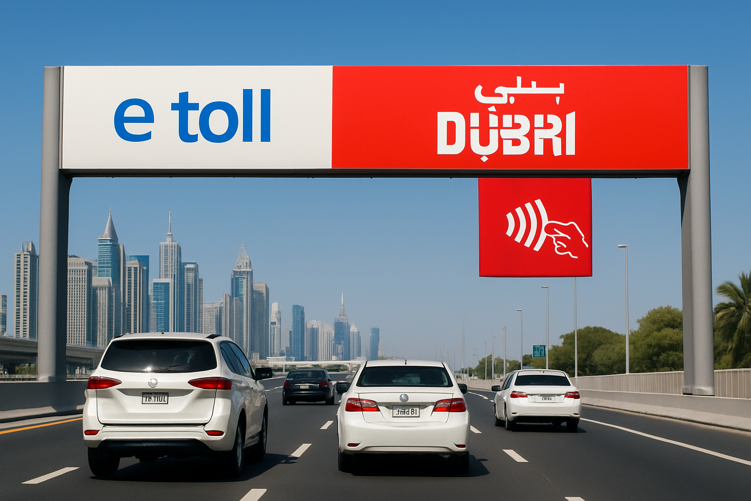 Electronic toll payment system in Dubai